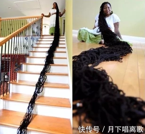 奇趣|精选一组奇趣图片;世界上最长的头发、显微镜下的睫毛及舌头