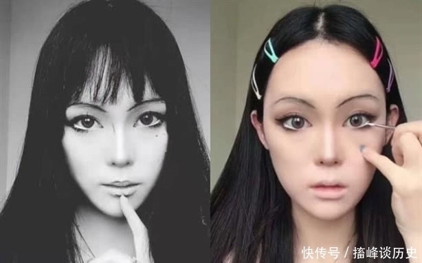 脸型|两位大神一起仿妆川上富江,谁赢了?开始:都很好,结局:模仿的是一个人?