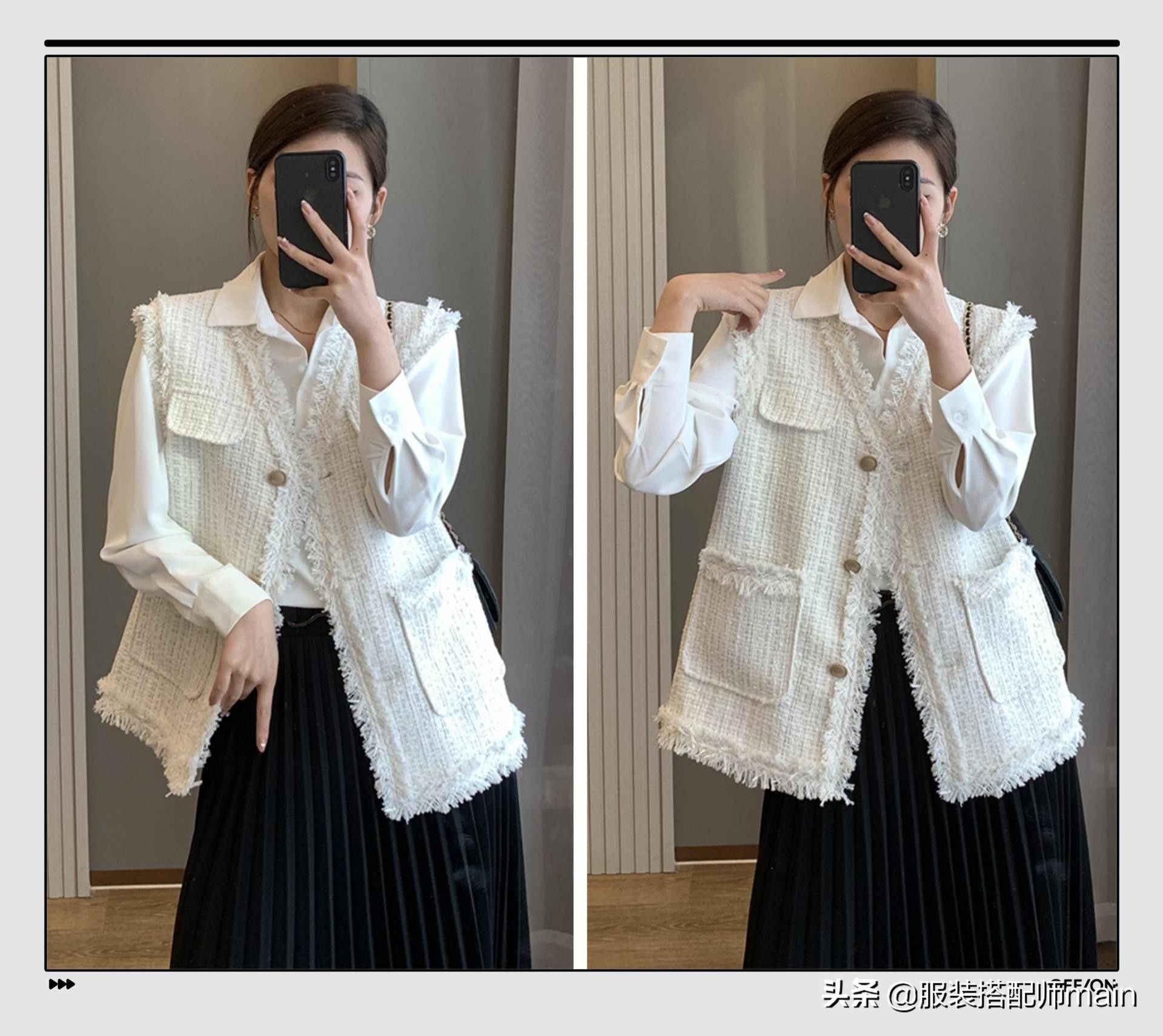 白衬衫|早秋换季白衬衫凭什么是王者？4件外套+9种穿法，休闲通勤都好看