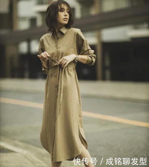 身材|今夏火了“衬衫裙”,根据身材选对款式是重点,显身材又时尚减龄