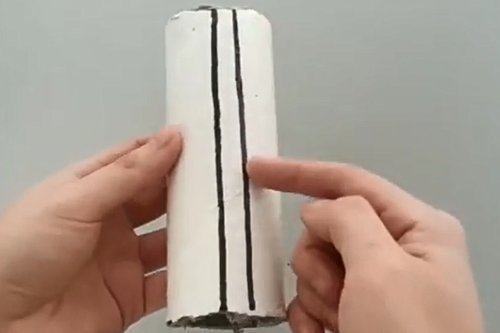 记号笔|保鲜膜纸筒不要扔，切1刀粘在厨房墙上，解决了家家户户的烦恼
