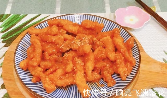 经典开胃菜糖醋里脊，酥脆爽口，酸甜适中，制作精髓都在这里喽！