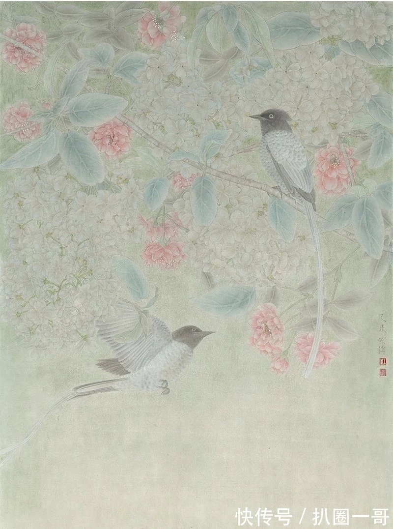 花鸟画&情境夺人｜江宏伟的“宋代”花鸟画