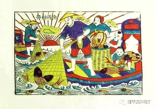 年画！五十年代山东潍坊杨家埠的年画 你可曾见过？