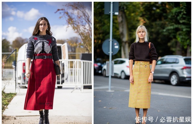 毛衣|冬季毛衣+半裙的8种搭配示范,演绎轻熟女人魅力,浪漫又优雅