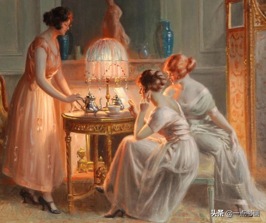 精致@他笔下的女子细腻精致,光泽诱人