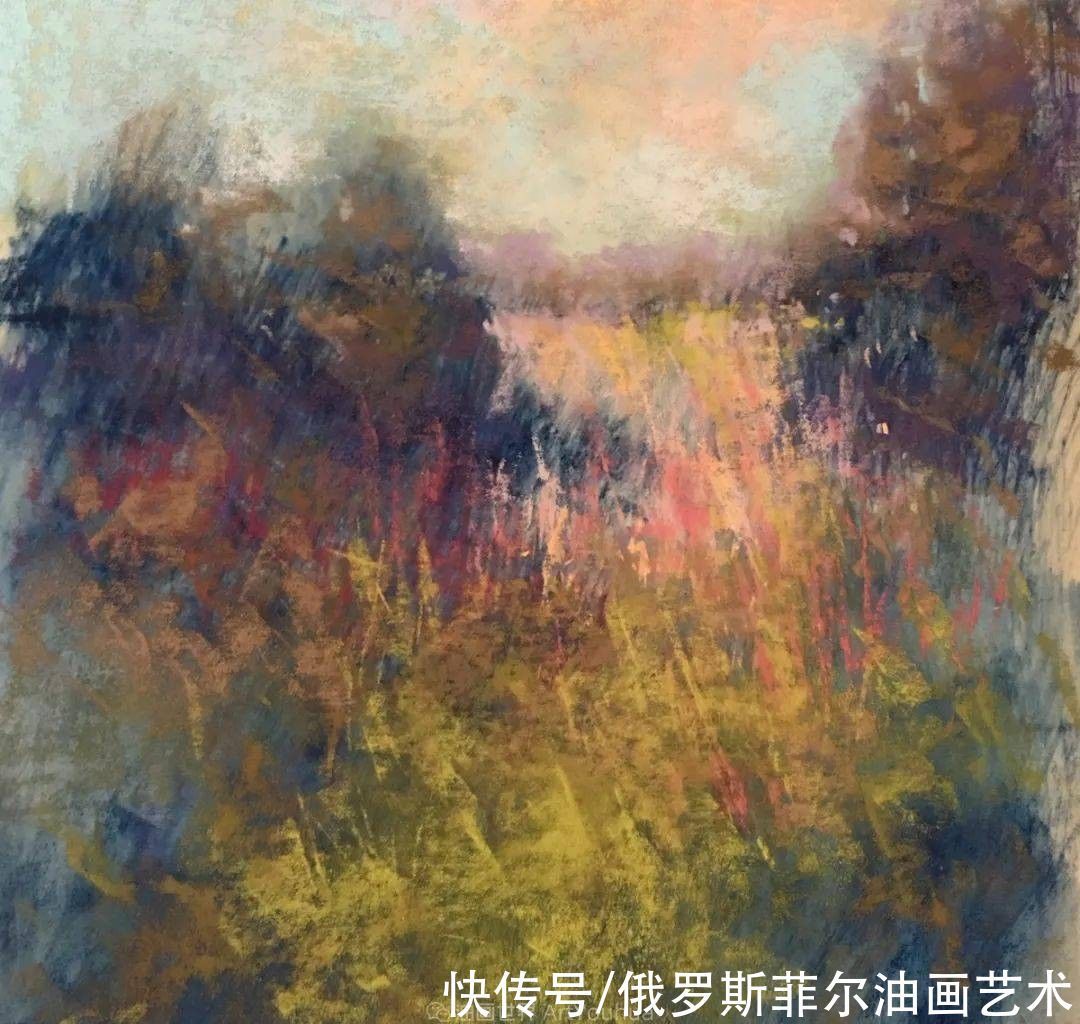 艺术家|美国当代粉彩艺术家贝萨尼·菲尔兹粉彩风景画作品欣赏