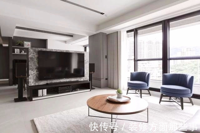 黑白灰|130平简约黑白灰,时尚的生活空间,轻松浪漫好舒适