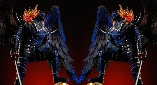 纹理|海贼王三灾烬的手办,每根羽毛纹理都清晰可见,这得花多少时间