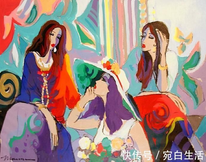 isaac maimon！以色列艺术家人体油画中的女郎，优雅而迷人