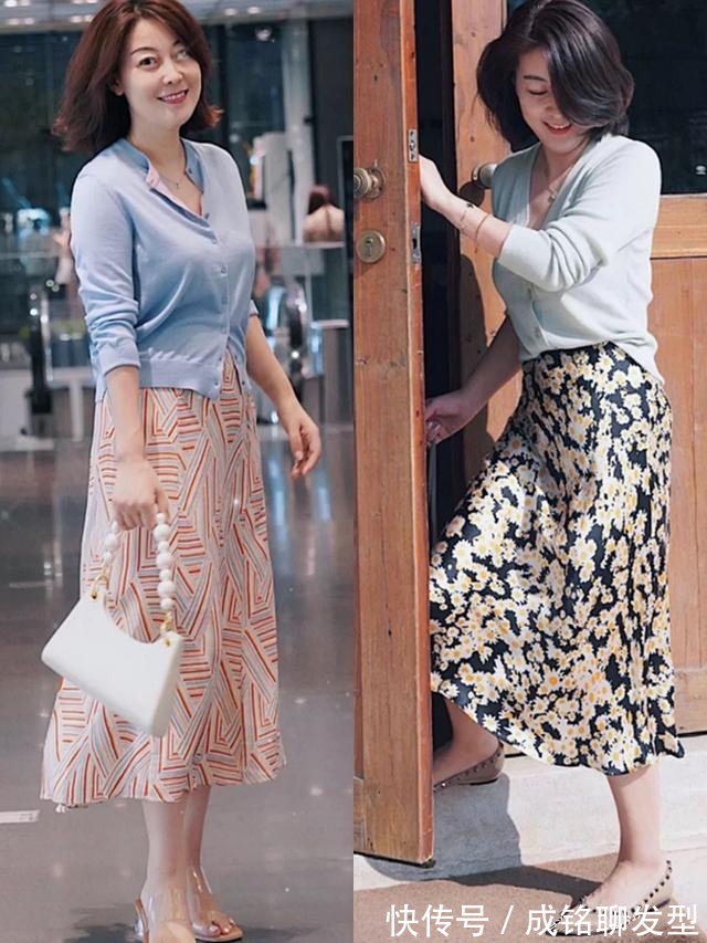 纽扣|奔五的女人别穿得太职业,试试这几种高级感穿搭,时尚优雅又减龄