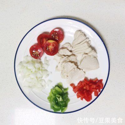 披萨|#安佳马苏里拉芝士挑战赛#「薄底鸡肉披萨」快手版