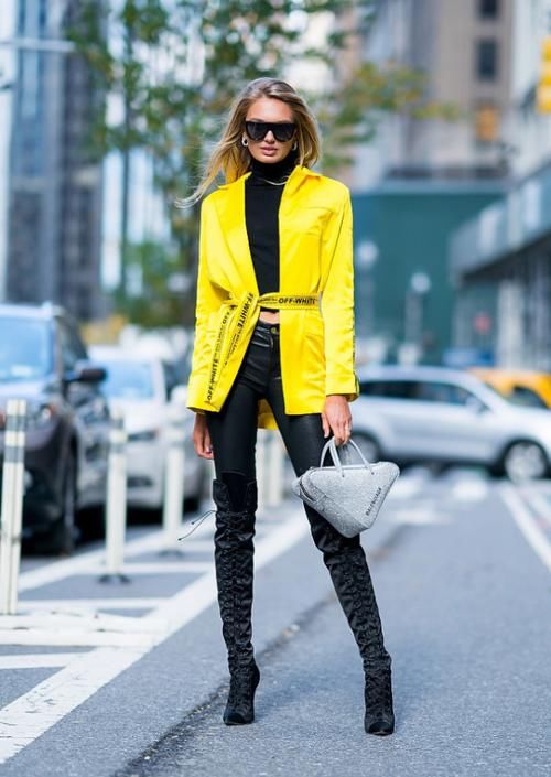 新潮的流行色原来是黄色，穿着高级还时尚，难怪这么受欢迎