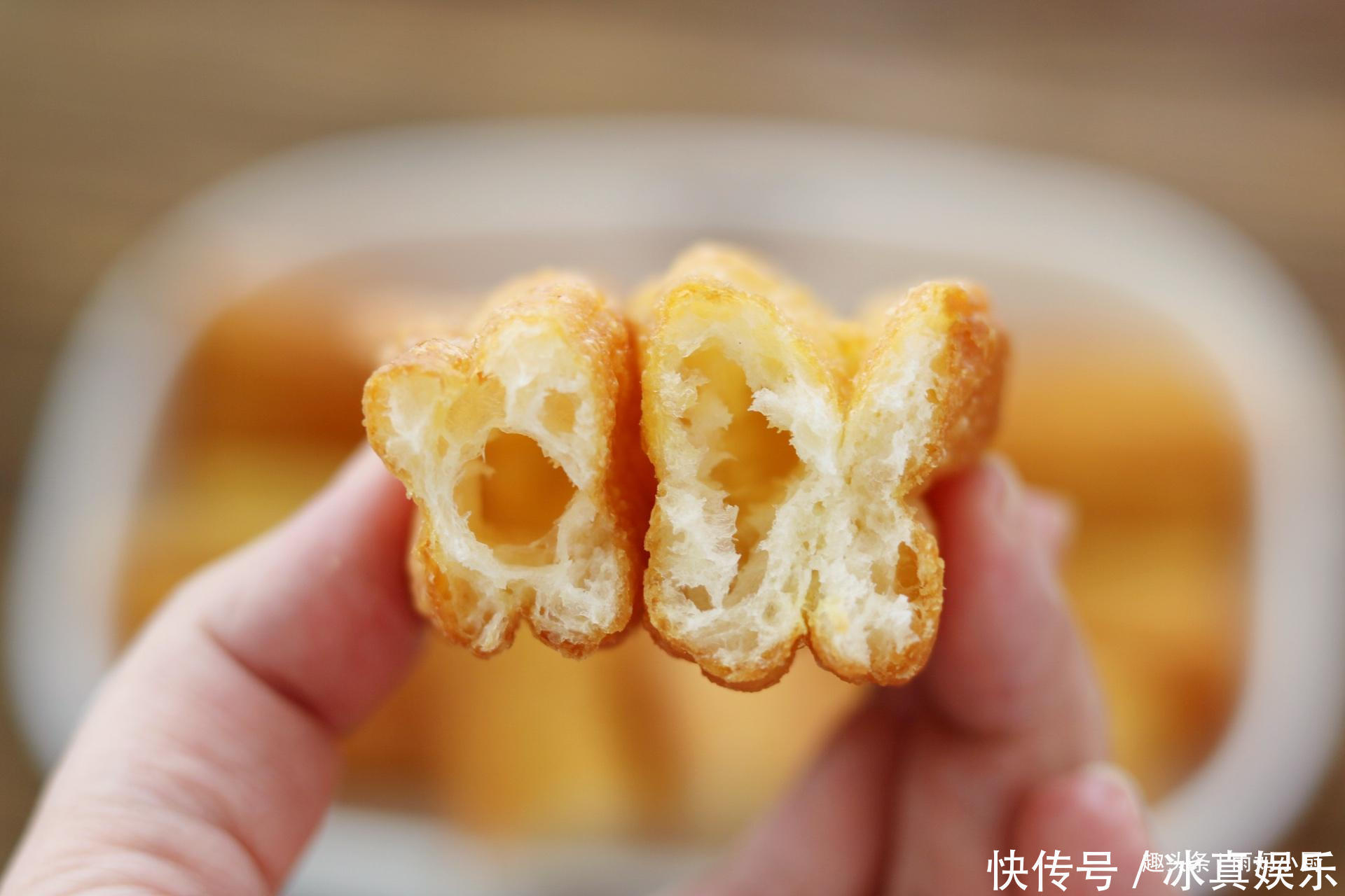 不用1滴水不用泡打粉的安心油条，酥香蓬松，孩子吃更安全