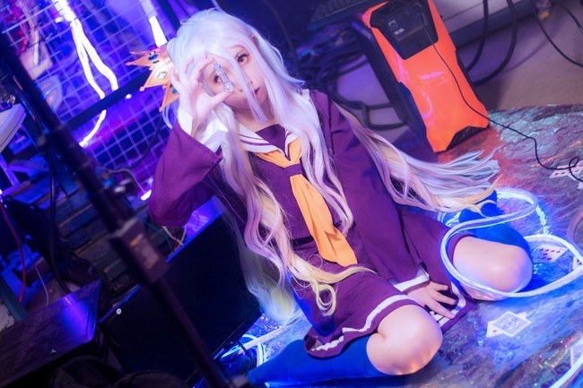 强行|cos:「游戏人生」 白,强行装萌