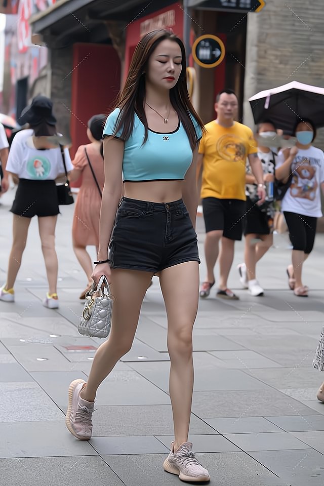 短款的穿搭今年很流行,既修饰身材又显露身材!