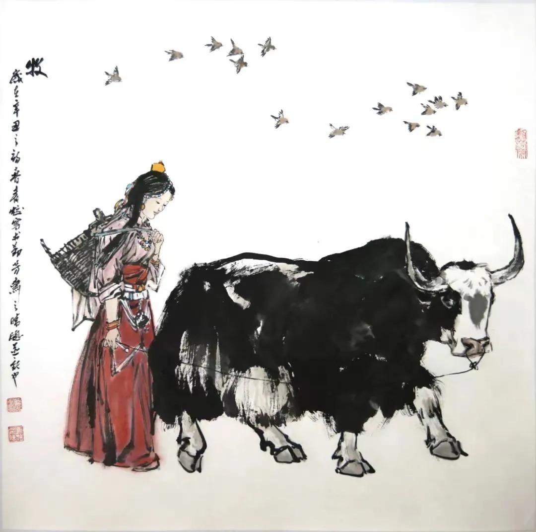 蔡玲!《书画南北方》一一《写意生活艺术组合》迎春中国画小品展