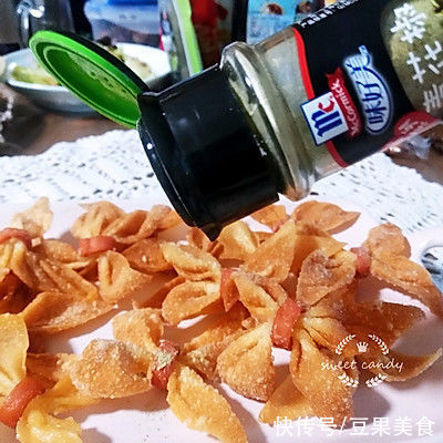 馄饨皮|手把手教你做超好吃的步骤超详细的椒盐蝴蝶馄饨皮