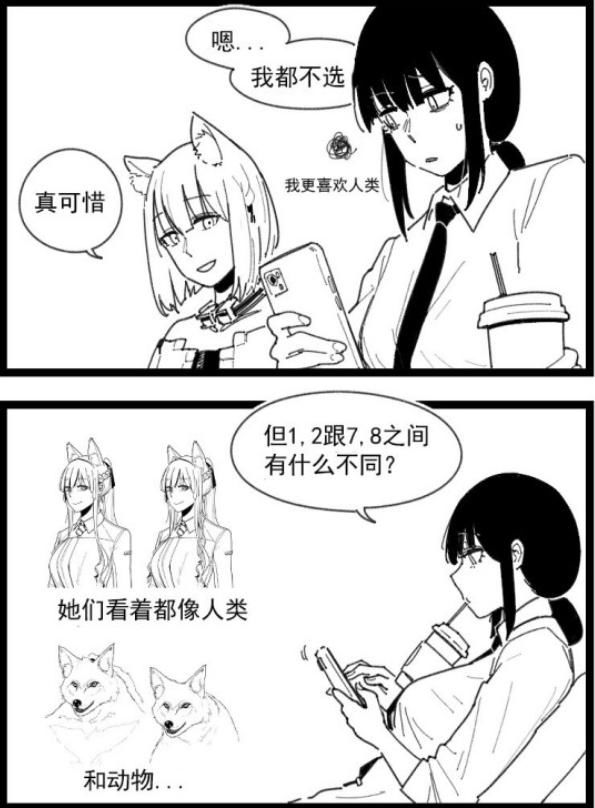 画师绘制兽耳娘的不同“兽化”程度,你最喜欢哪一种?