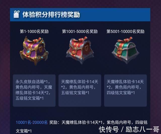 越好|王者荣耀福利来了，体验服排名越高，正式服福利就越好！