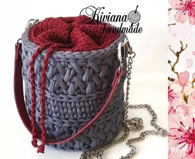 布条这样钩织，快速变收纳筐，放家里不好用吗DIY编织附教程