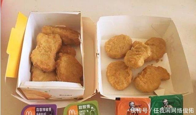 辣鸡翅|直击 肯德基和麦当劳的对比照
