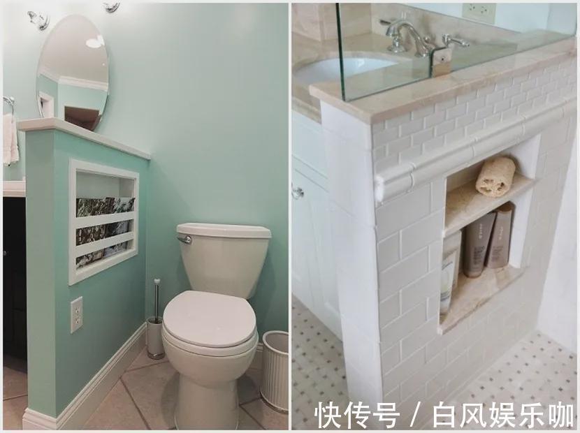 卫生间|卫生间但凡不是小到可怜,能砌半墙就砌半墙,图的就是5个好处