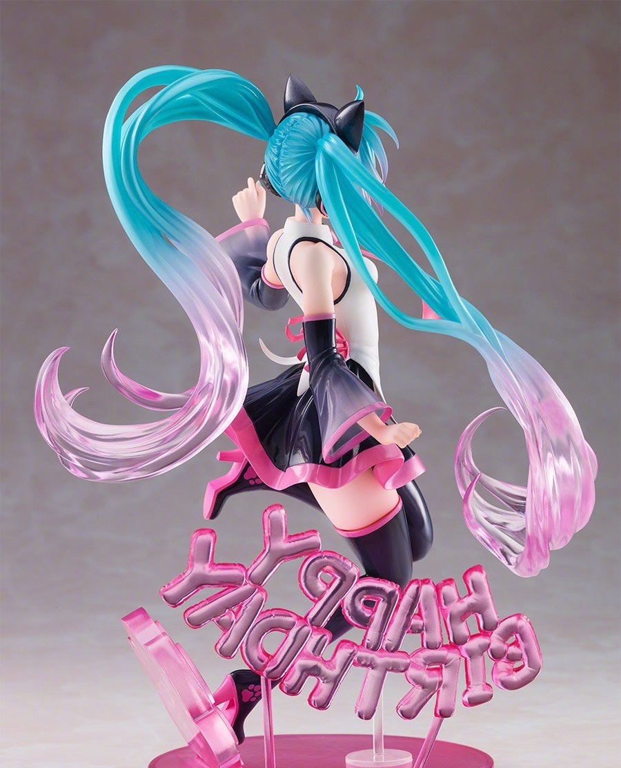 塑料|初音未来新款手办展示,原画清新可爱,发型采用半透明款式