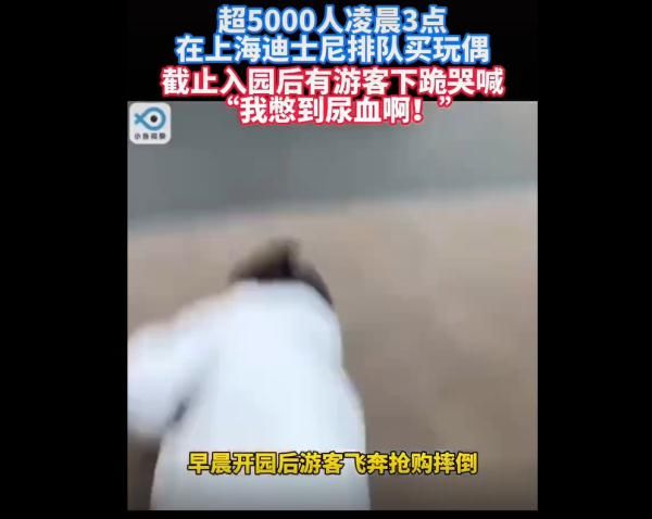 迪士尼|凌晨3点，5000多人排队抢购？这一幕太疯狂！