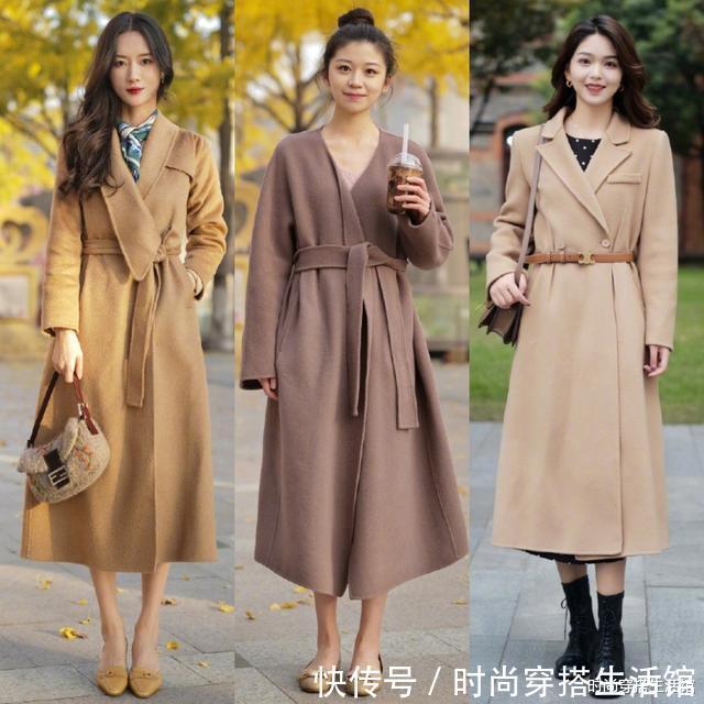 子女生|今年火了一款大衣叫:“过膝不过踝”,时髦保暖又高级,谁穿谁美