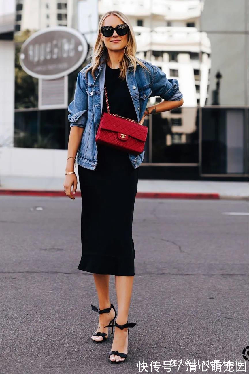 穿搭 穿裙子搭薄外套时,记住“1个要点+风格调和”,领悟穿搭思维稳赢