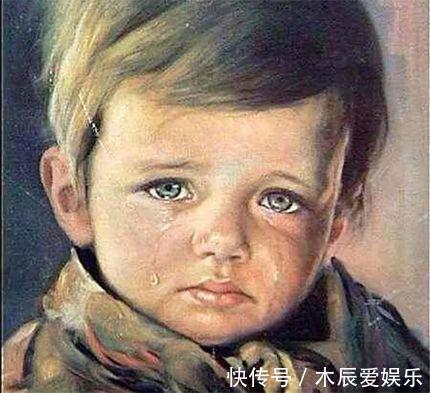 哭泣的男孩@世界上最臭名昭著的5幅画作,一般人不愿意再看第二眼
