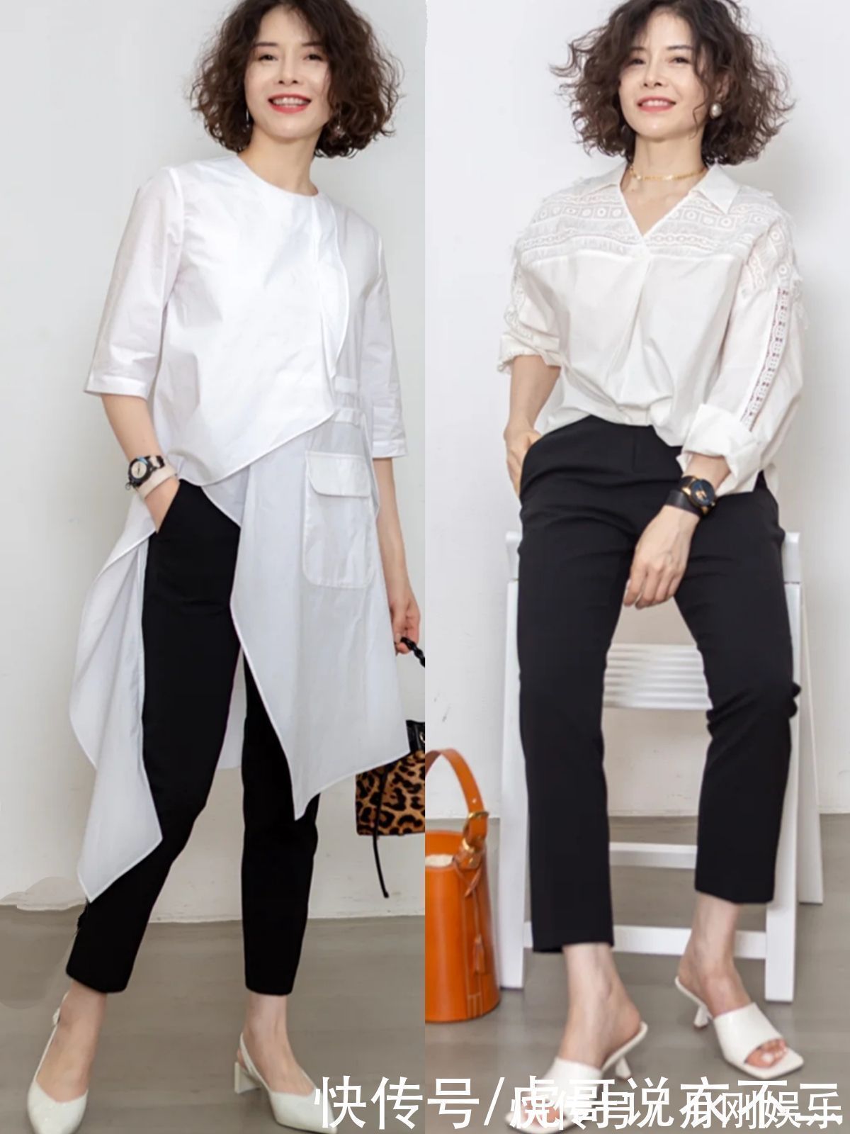 九分裤 优雅与年龄无关,学这位博主的衬衫搭配技巧,50岁依旧是时尚姐姐