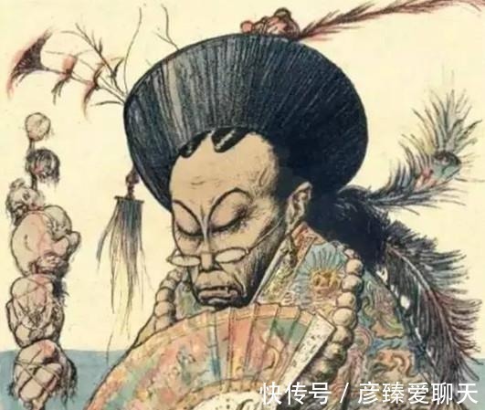 |外国人画的慈禧是什么样的 每一张都是一个笑话