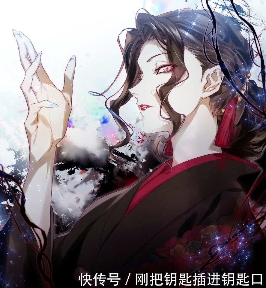 葛力姆乔|鬼灭之刃系列“鬼王”无惨的“娘化”插画,网友:我居然心动了?