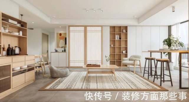 极简风|150平极简风设计,寒冷的冬季和温馨的原木风更配