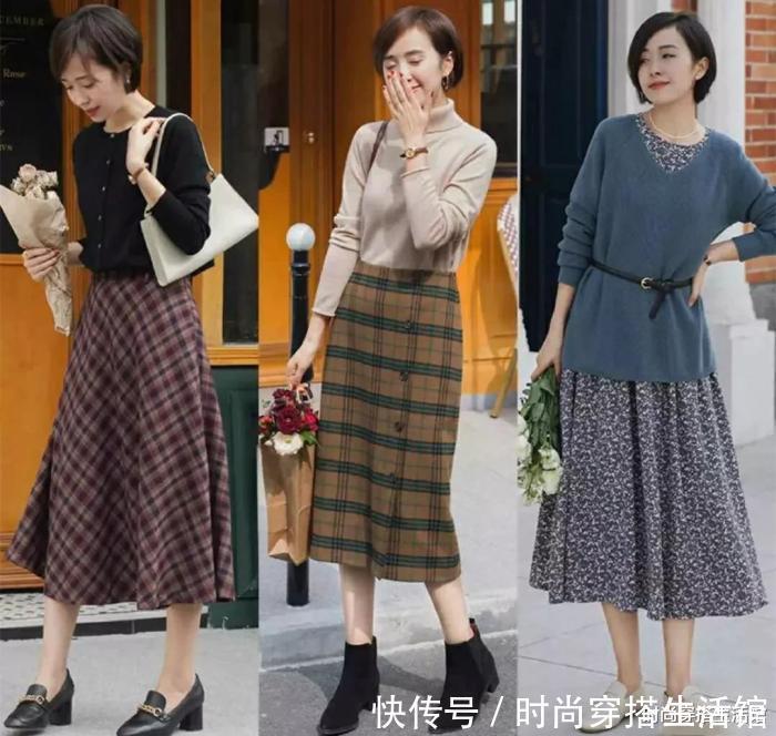 早春的半裙怎么穿?这位时尚博主轻熟风穿搭示范,温柔气质又好看