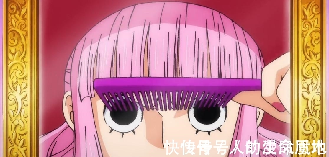 鹰眼|海贼王917集:古灵精怪的佩罗娜登场,不戴帽子的模样超好看!