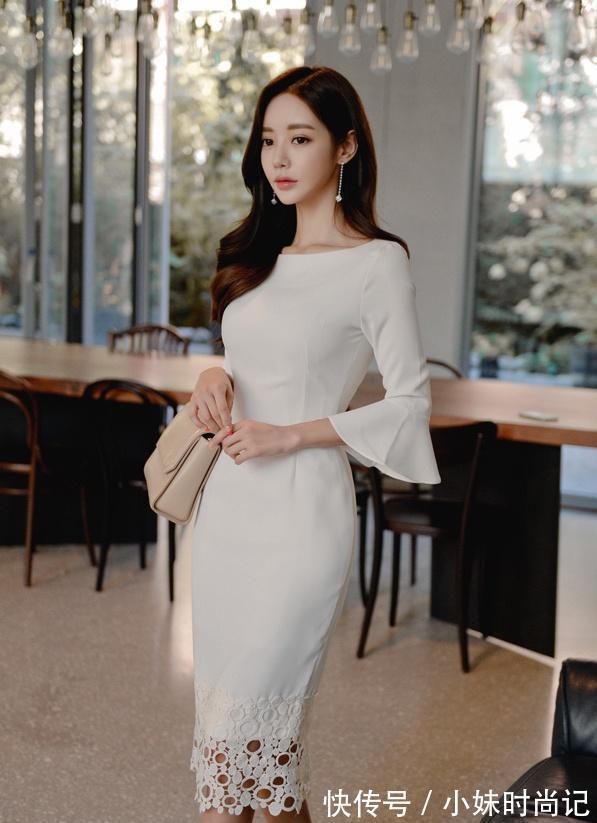 连衣裙|清新超脱的连衣裙,时尚柔美,尽显文雅的女人味