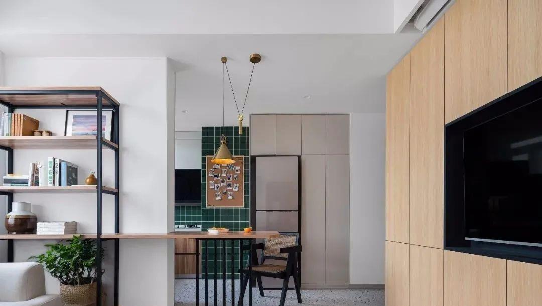操作台|小户型这样装吧台，既是隔断又是餐桌，情调满分还不占空间！