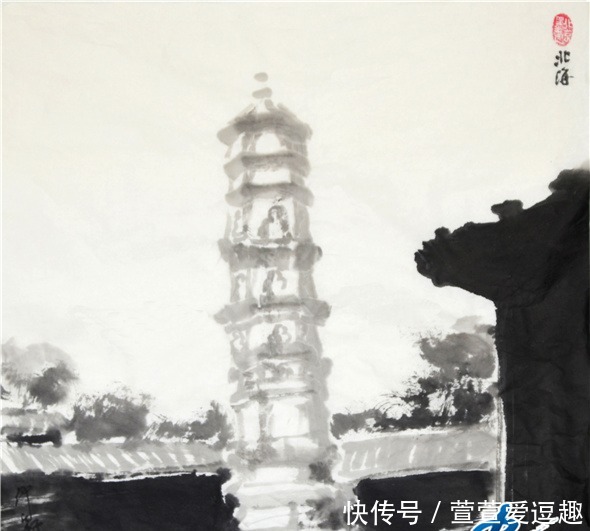 水墨|仲泊游水墨寻影《北京旧迹》之北海