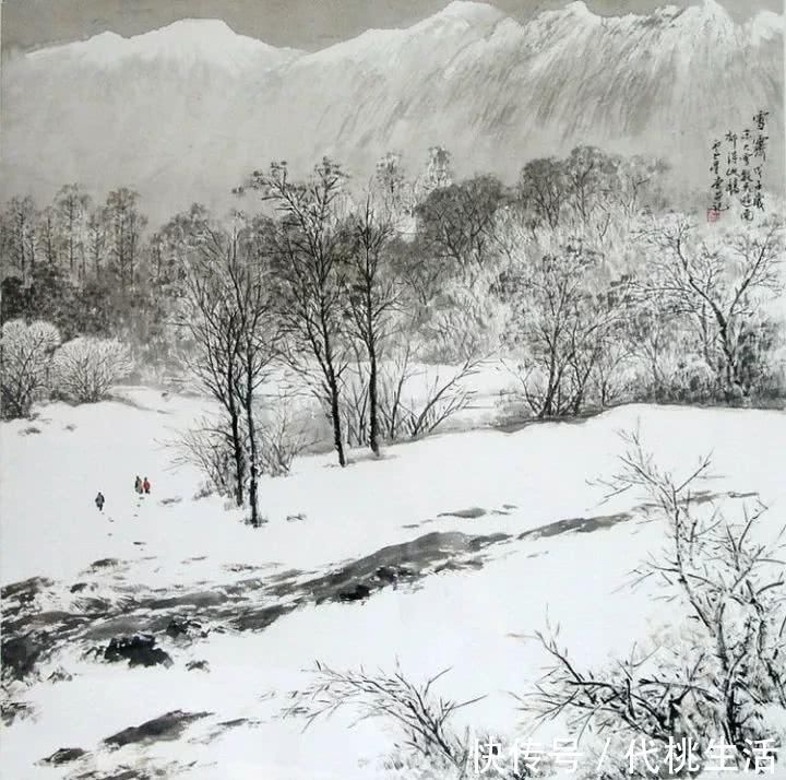 亚明$胸藏万壑任吞吐——卢星堂山水作品分享