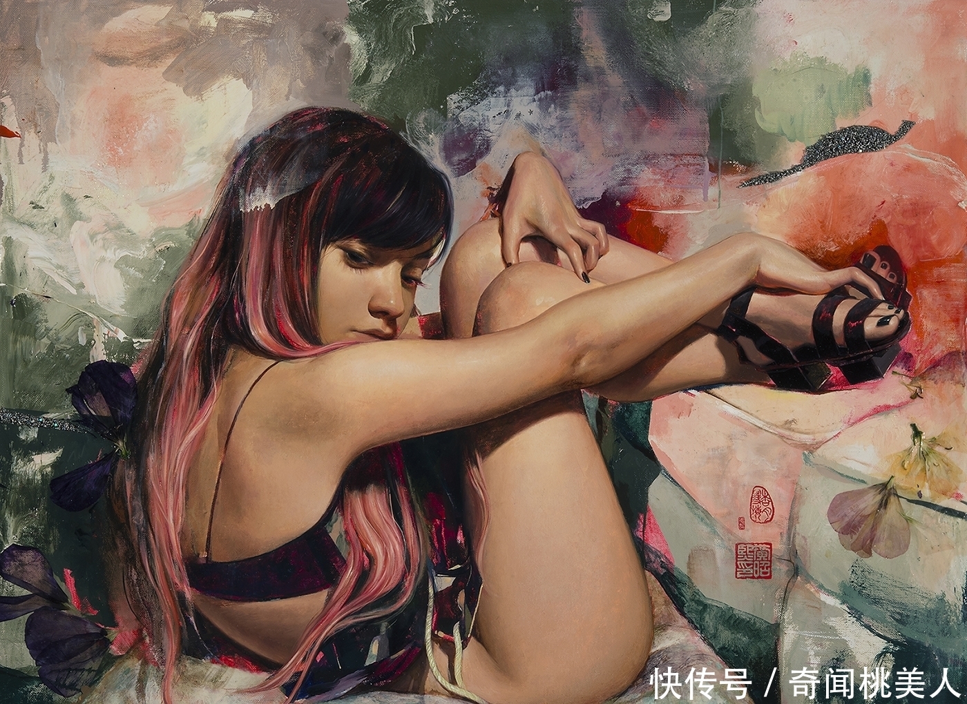 特别有灵气神秘的女子,美炸了!让人难以忘怀!