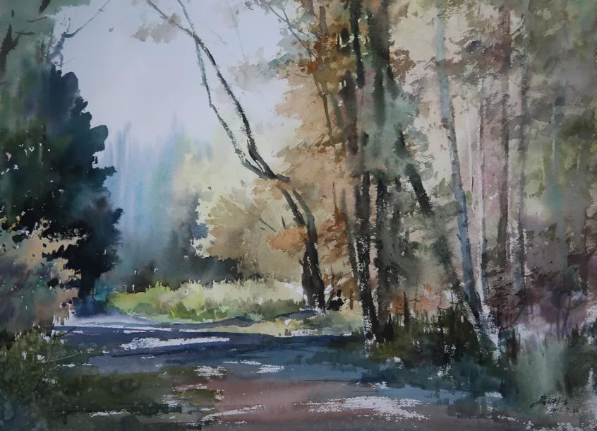 西安美术学院&[第七届庐山水彩节邀请嘉宾]段渊古艺术作品展