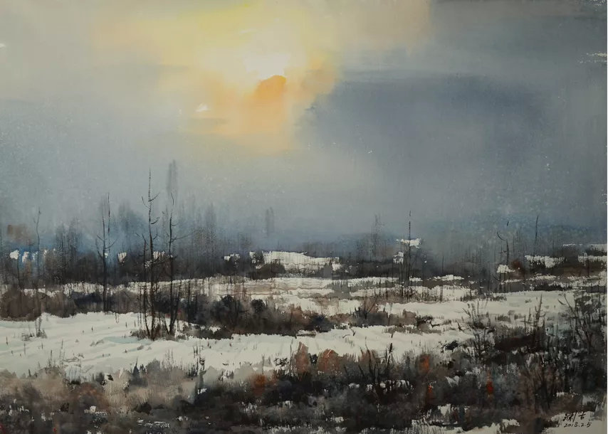 西安美术学院&[第七届庐山水彩节邀请嘉宾]段渊古艺术作品展