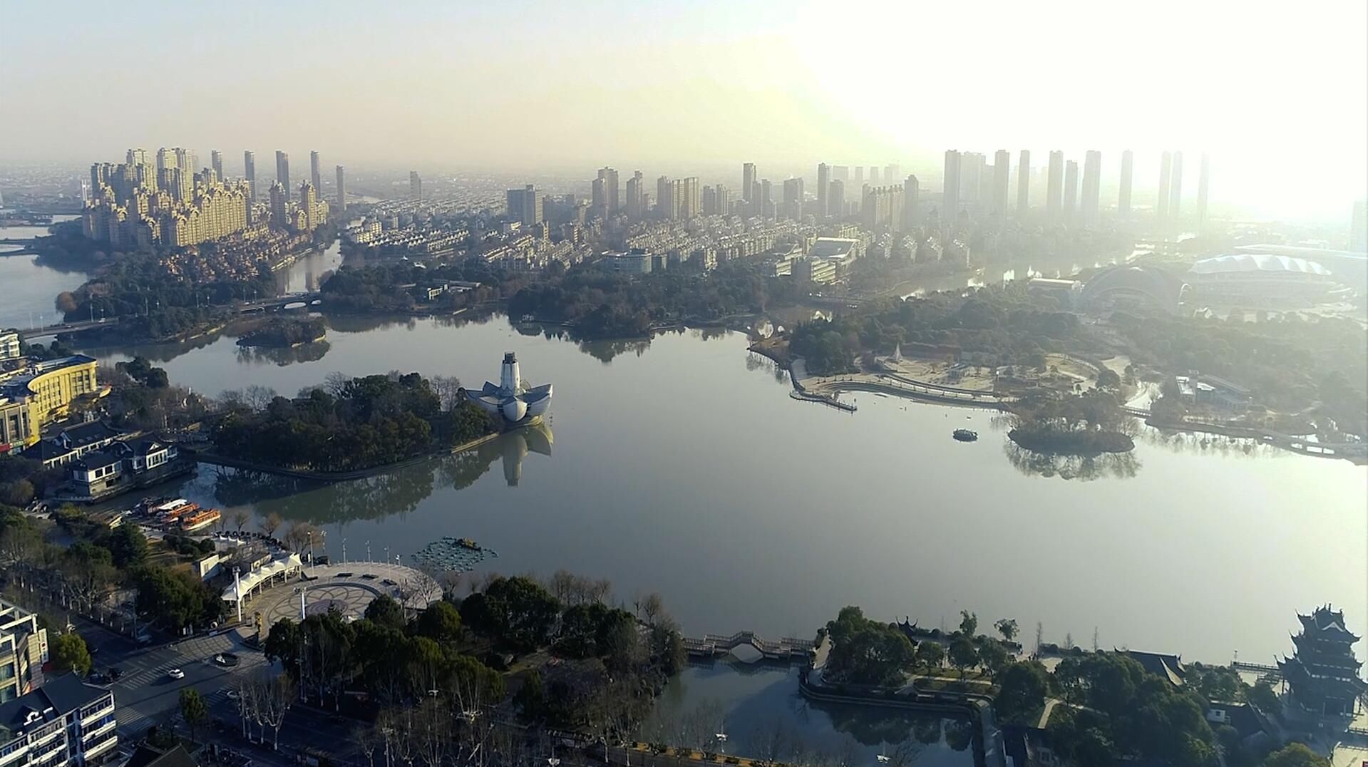 平湖|东湖八景各有千秋，水运航道变身景区