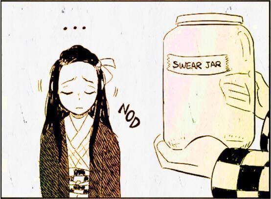 脏话瓶|鬼灭之刃:祢豆子学伊之助说脏话,被炭治郎关进“脏话瓶”