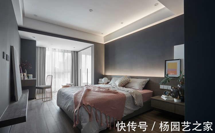 圆点|现代化设计的高级空间，高级灰和烟粉色，构筑不一样的美家