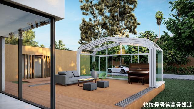 格调|当庭院遇见移动阳光房,无需太多雕琢,就美的有“格调”