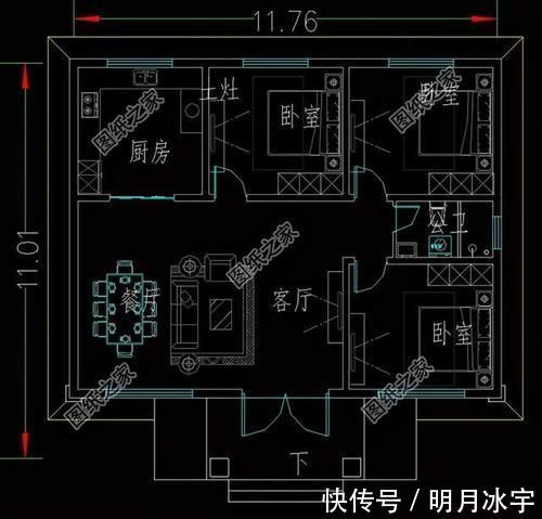 实用|农村老三间平房图片,花里胡哨没有用,实用还得看这三套